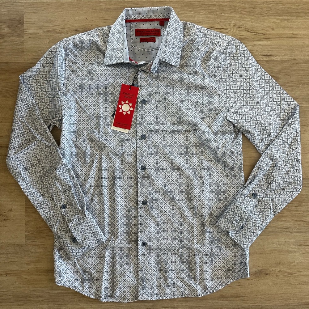 🔹American Breed Men’s Dress Shirt